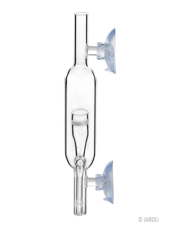 JARDLI Glass Inline CO2 Atomizer Diffuser System for Aquarium Planted Tank (13mm for 12/16mm (1/2" i.d.) Hose) - Image 2